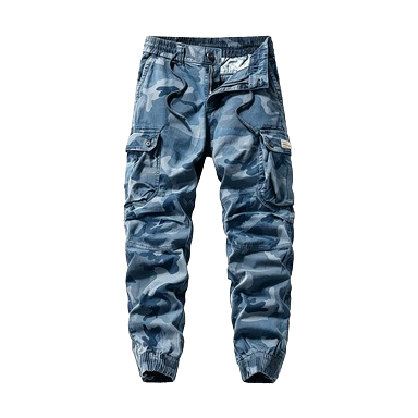 Men's Summer Lightweight Camouflage Cargo Pants – Jogger Style Breathable Cotton Durable Work Pants