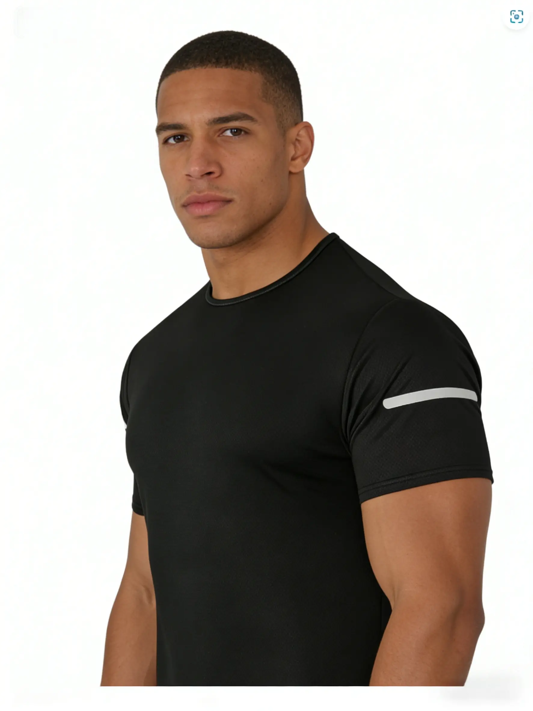Men's 7-Pack Reflective Stripe Sports Tees – Quick-Dry Breathable Gym & Running T-Shirts