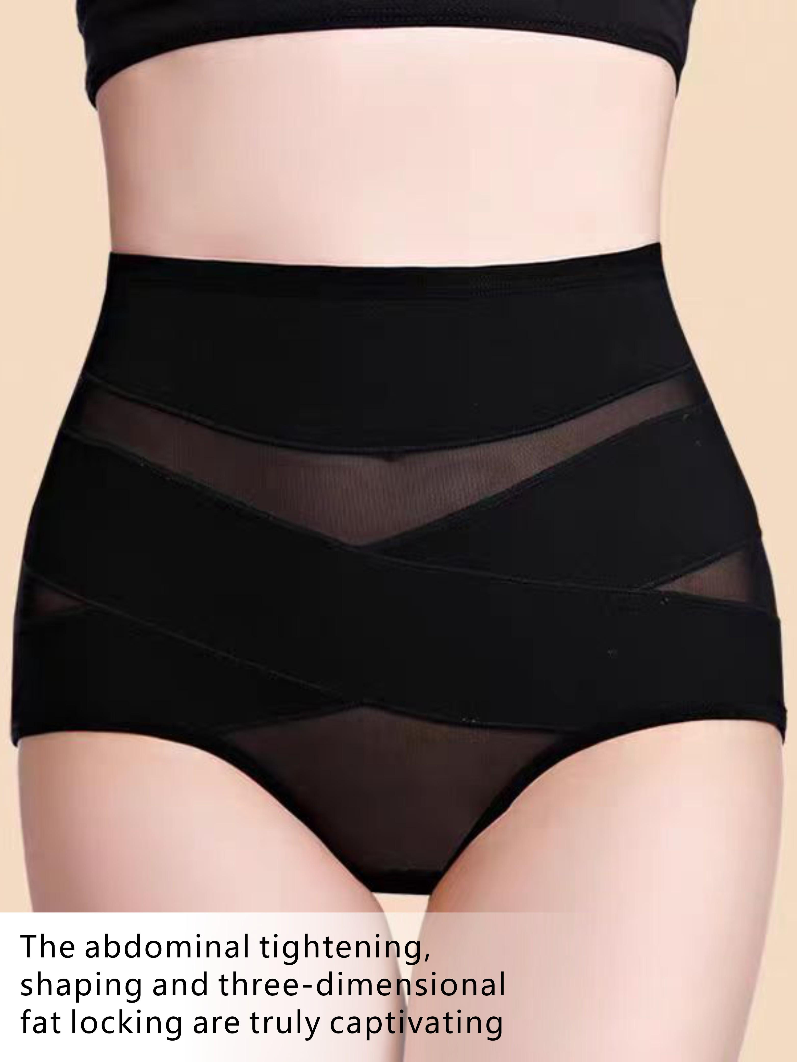 Women's High Waist Shapewear Brief – Firm Control Cotton Compression Panty