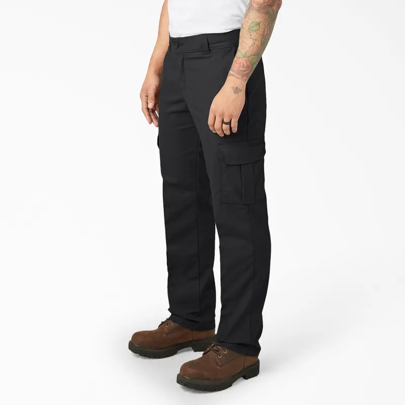 Men's Flex Cargo Pants – Regular Fit Straight Leg with Expandable Pockets