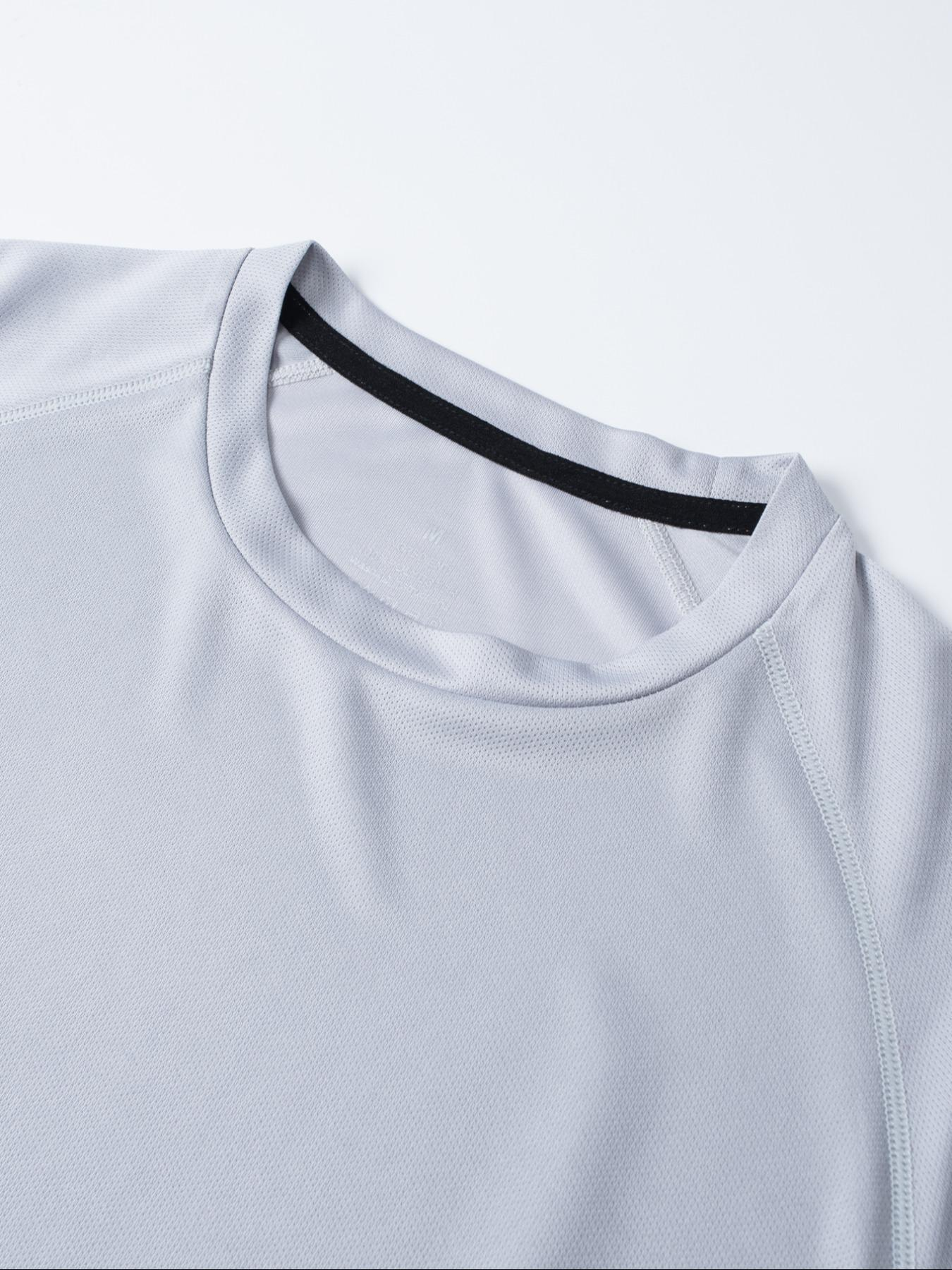 men's 10-Pack Long Sleeve Athletic T-Shirts – Quick-Dry Moisture-Wicking Workout Tops