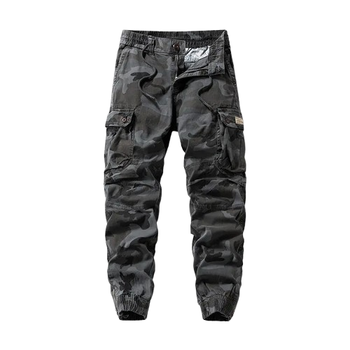 Men's Summer Lightweight Camouflage Cargo Pants – Jogger Style Breathable Cotton Durable Work Pants