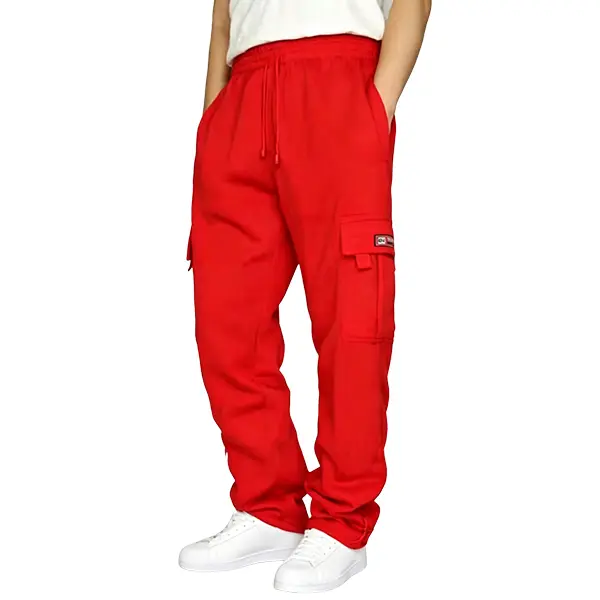 Men's Cargo Joggers – Multi-Pocket Drawstring Loose Casual Sweatpants, Worldwide Shipping
