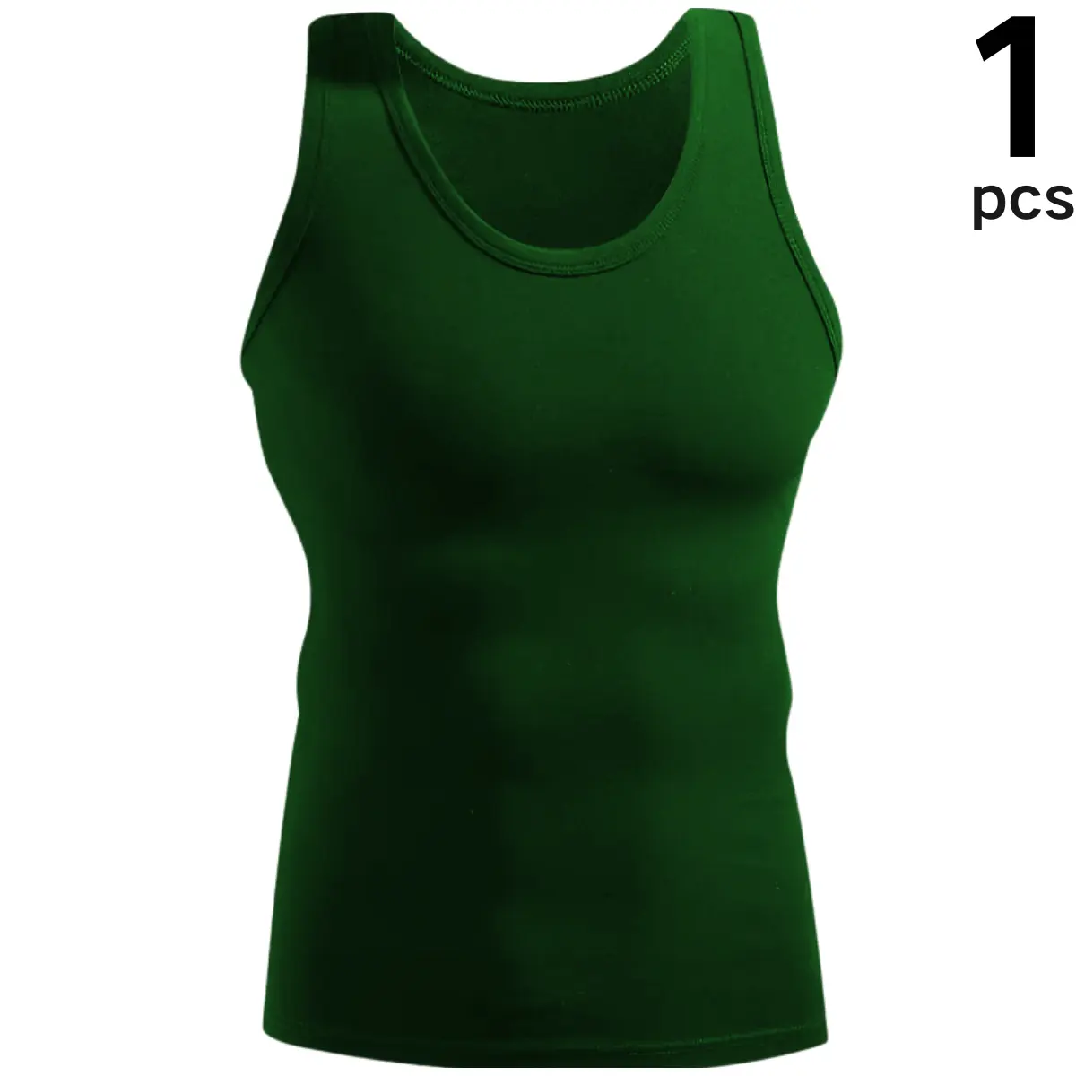 Men's 6-Pack Sleeveless Tank Top – Snug Fit Performance Tee for Gym & Daily Wear