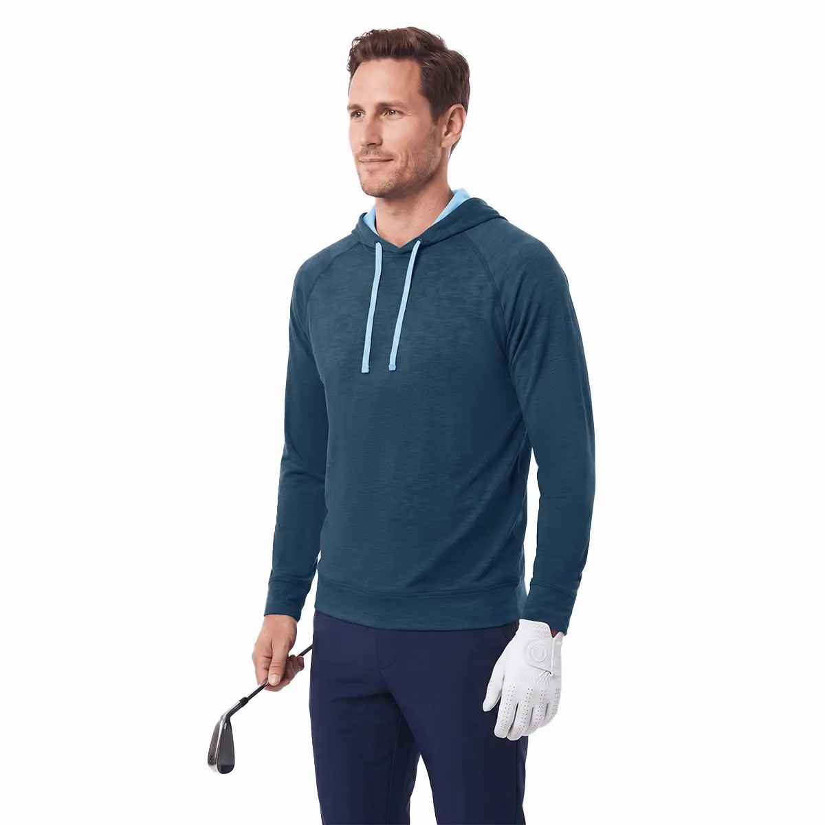 Men's Performance Hoodie – Moisture Wicking, UPF 50+, 4-Way Stretch Athletic Midlayer