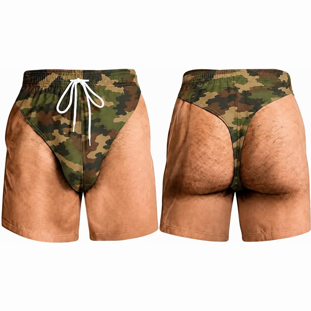 Men's Patriotic Swim Trunks – American Flag "Freedom & Chill" Quick Dry Beach Shorts with Mesh Lining
