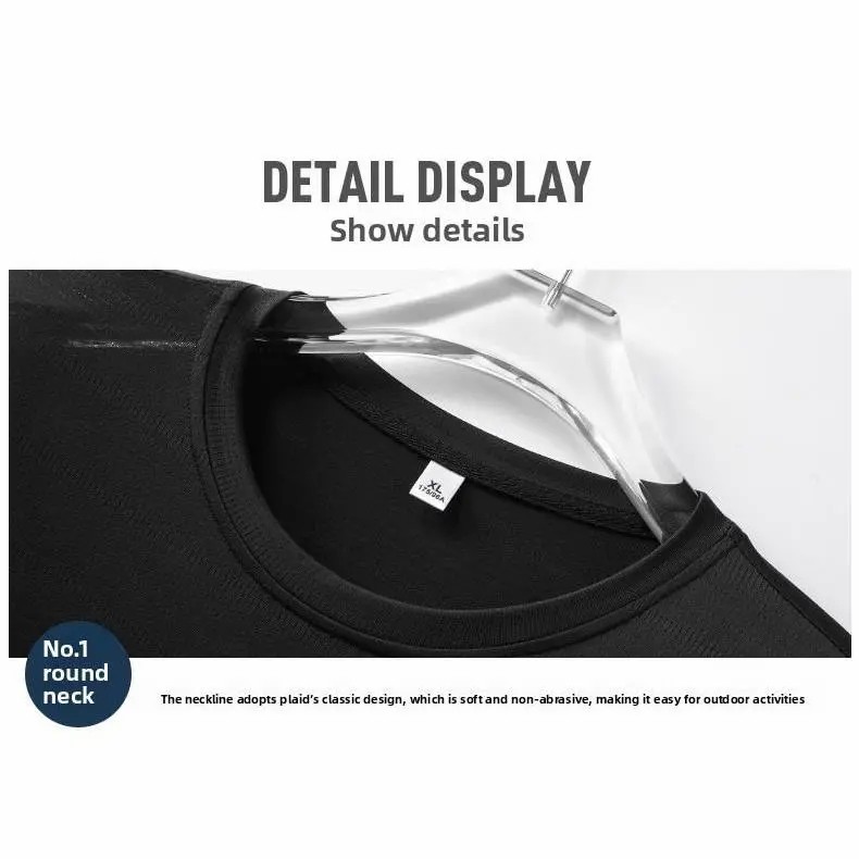 Men's Ice Silk Mesh Sports T-Shirt – Lightweight Breathable Summer Running & Training Top