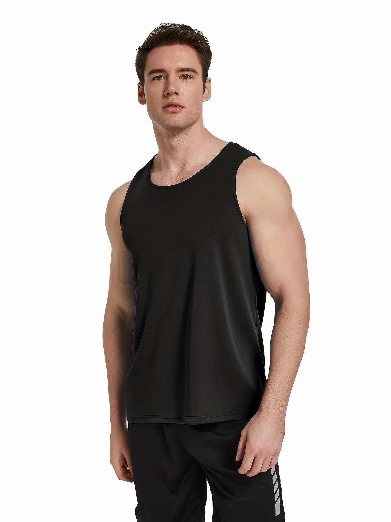 Men's 6-Pack Quick Dry Workout Tank Tops – Breathable Gym Sleeveless Muscle Shirts