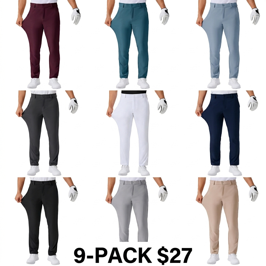 Men’s Lightweight Performance Golf Pants
