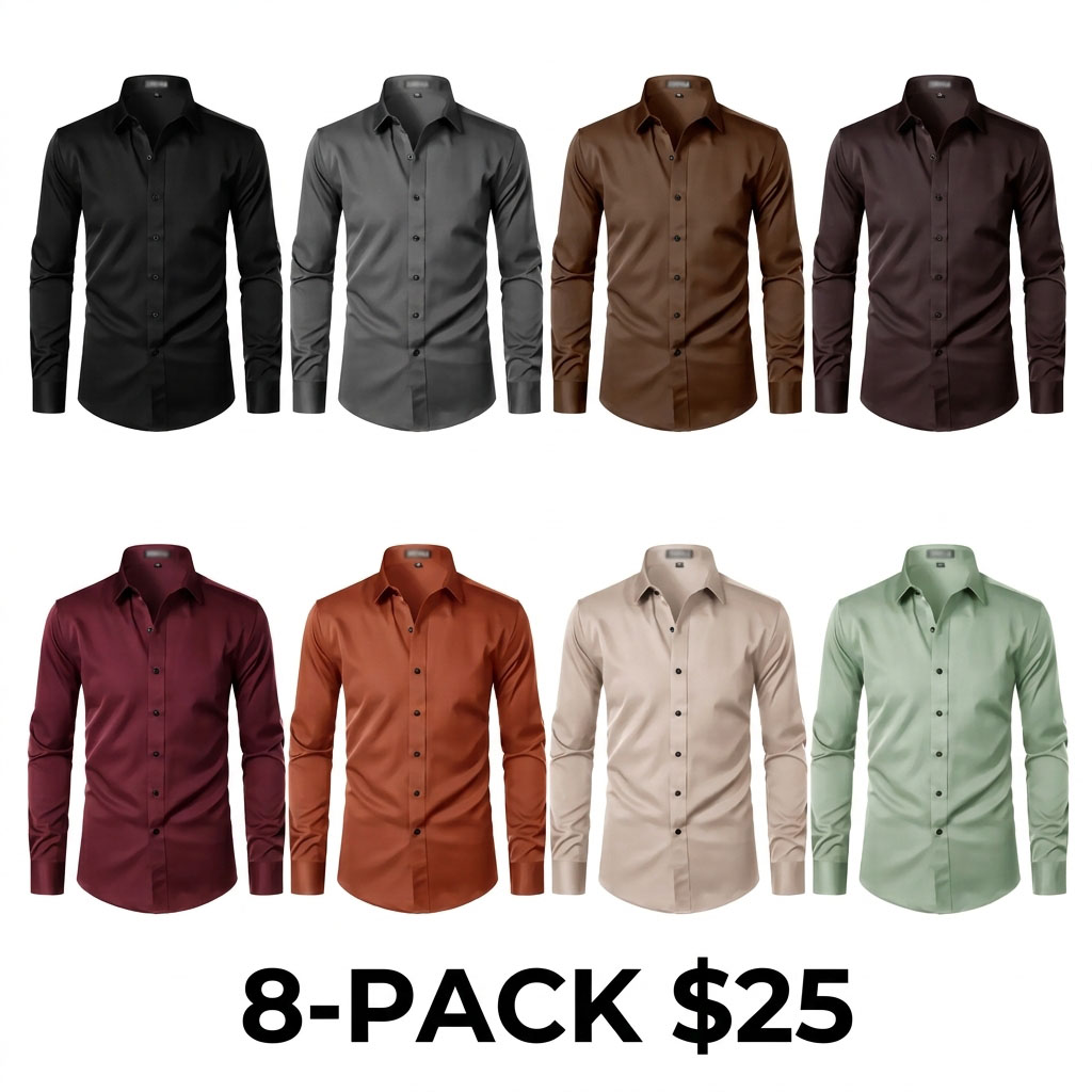Men’s Premium Stretch Dress Shirt