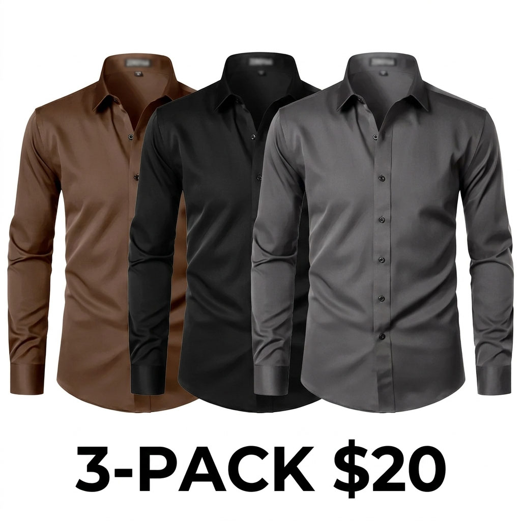Men’s Premium Stretch Dress Shirt