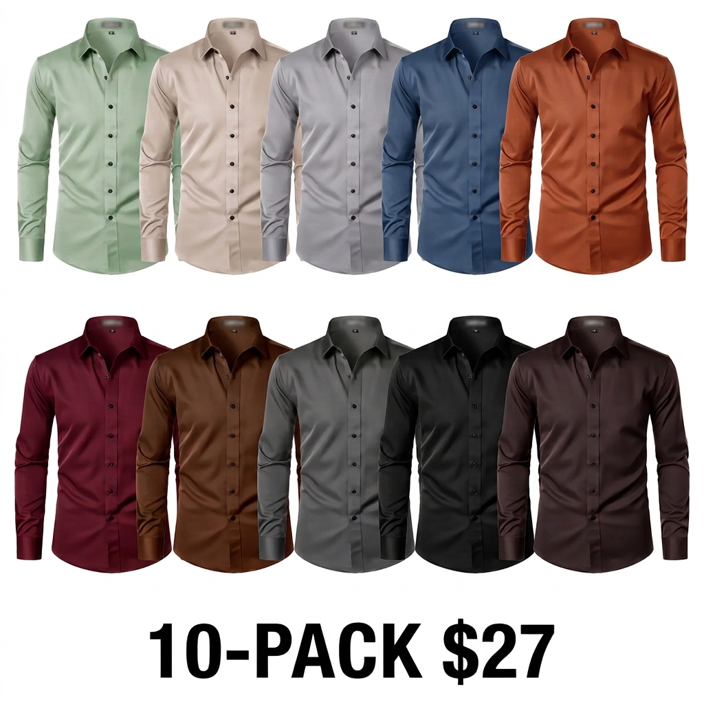 Men’s Premium Stretch Dress Shirt