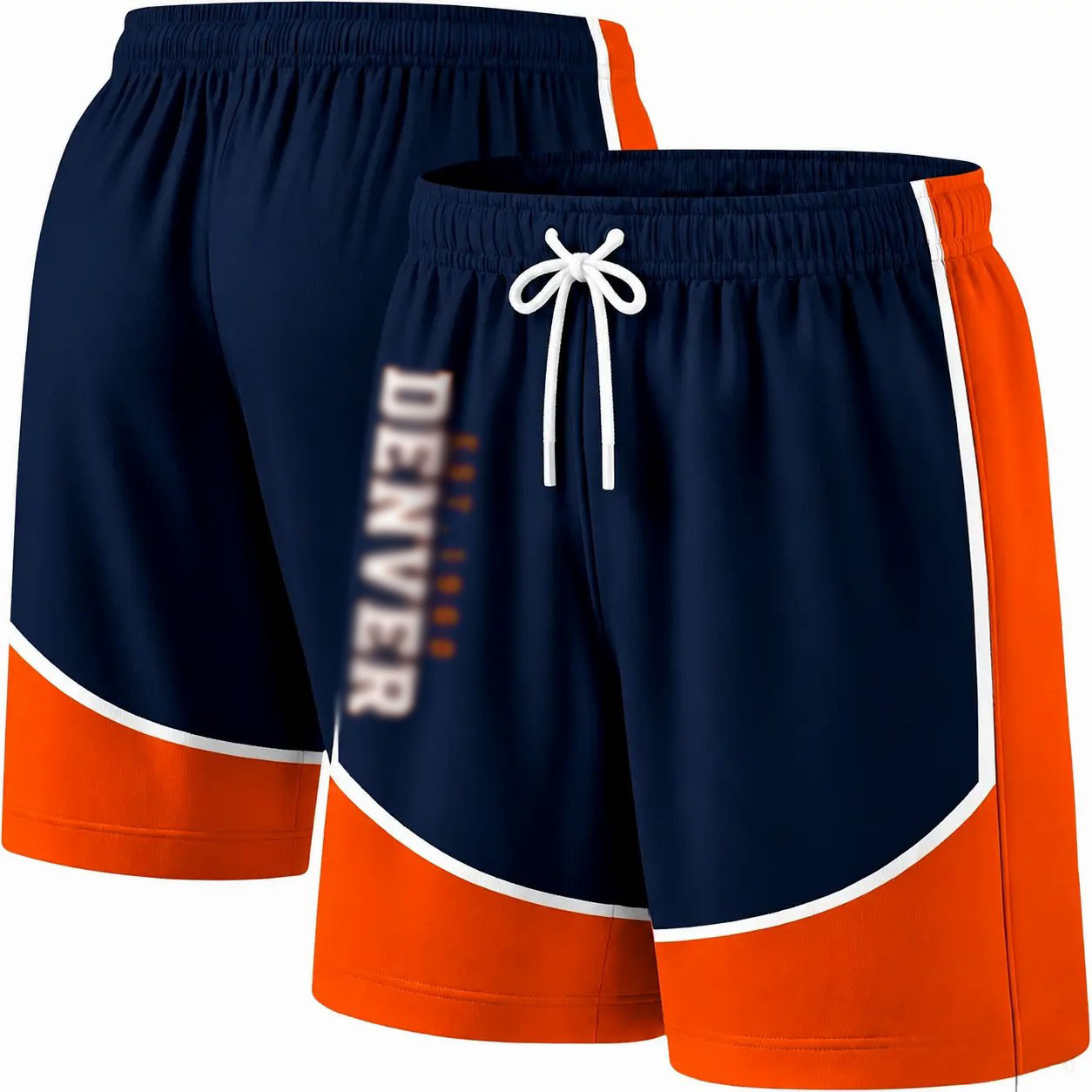 Men's Lined Board Shorts – Lightweight Quick-Dry Swim Trunks with Elastic Waistband