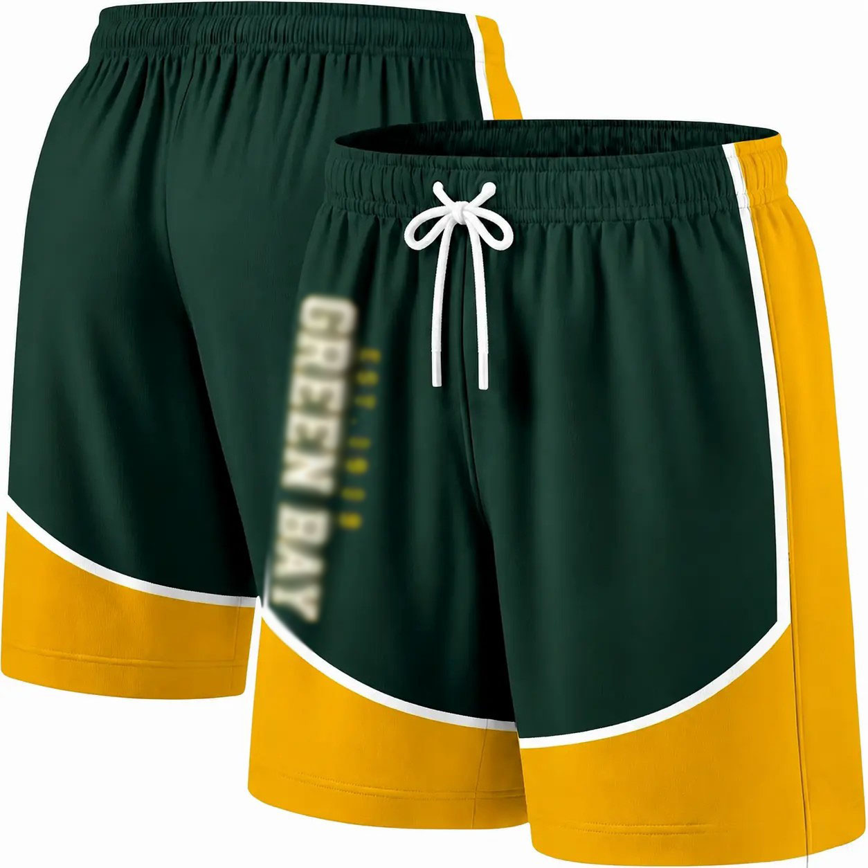 Men's Lined Board Shorts – Lightweight Quick-Dry Swim Trunks with Elastic Waistband
