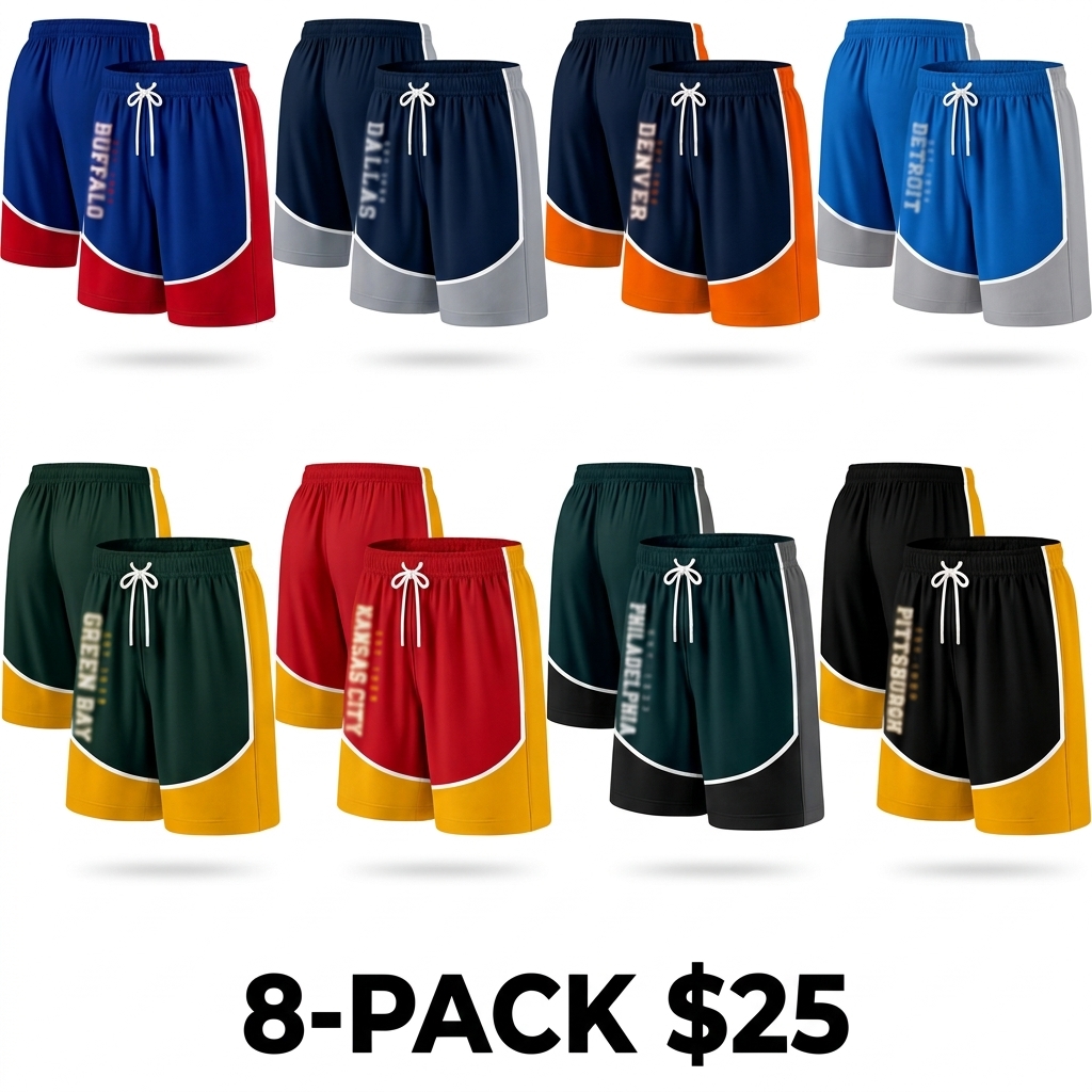 Men's Lined Board Shorts – Lightweight Quick-Dry Swim Trunks with Elastic Waistband