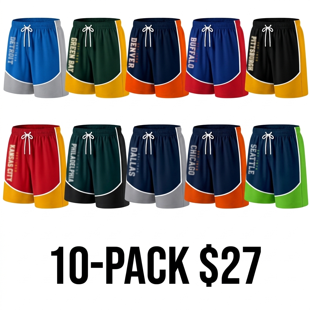 Men's Lined Board Shorts – Lightweight Quick-Dry Swim Trunks with Elastic Waistband