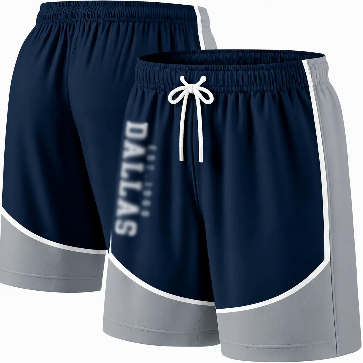 Men's Lined Board Shorts – Lightweight Quick-Dry Swim Trunks with Elastic Waistband