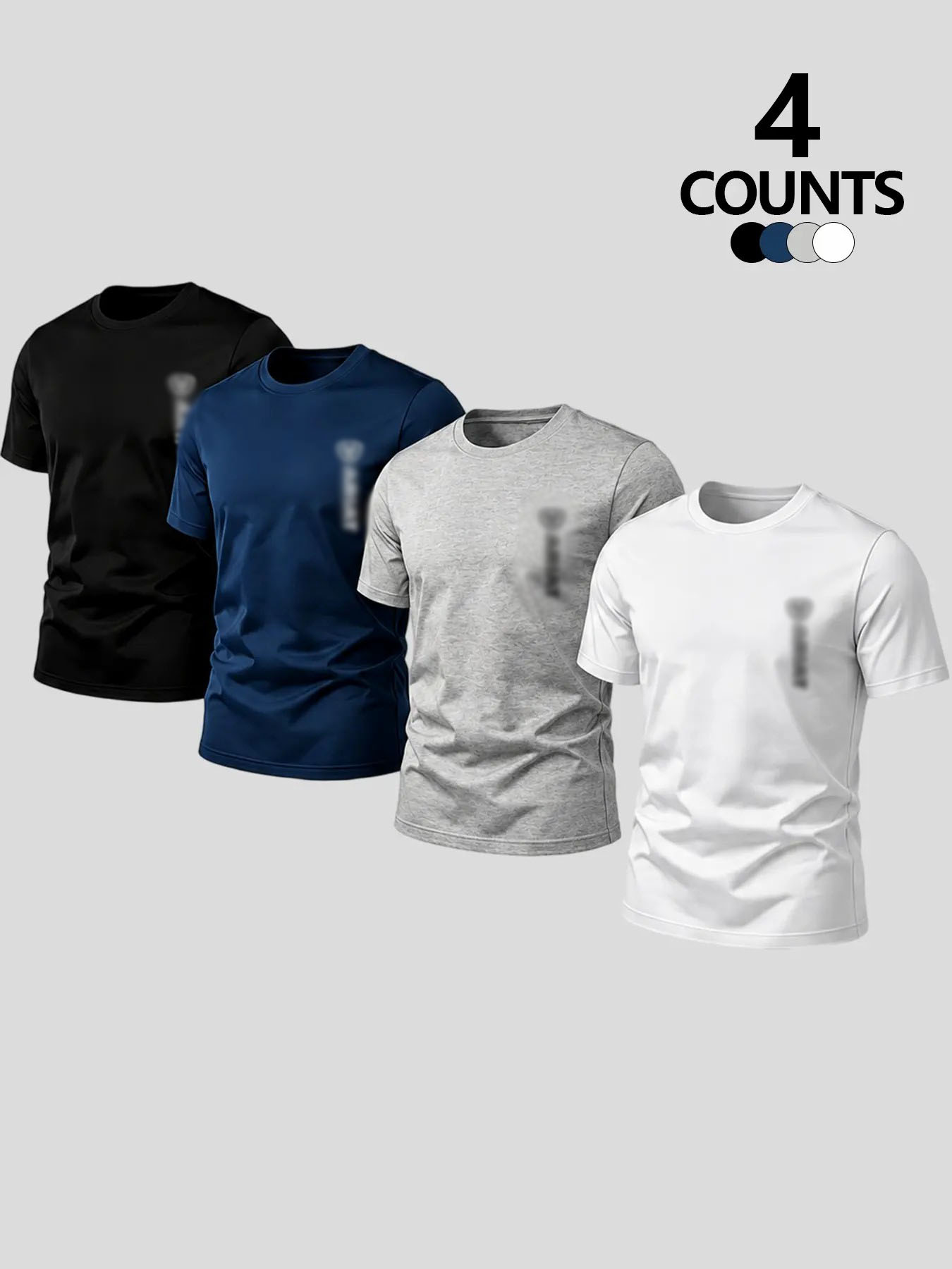 Men's Vertical Shield Graphic Tee – Western Cowboy Style Loose Short Sleeve Streetwear Shirt