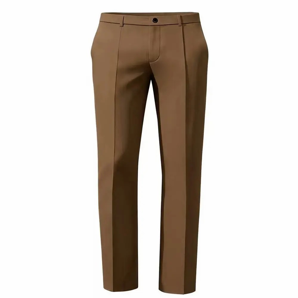 Men's Stretch Business Casual Dress Pants – No Iron, Flat Front, Golf & Commuter Essential