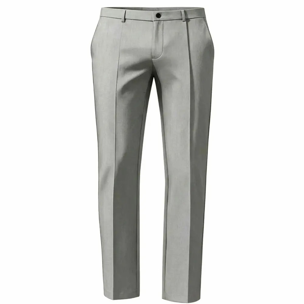 Men's Stretch Business Casual Dress Pants – No Iron, Flat Front, Golf & Commuter Essential