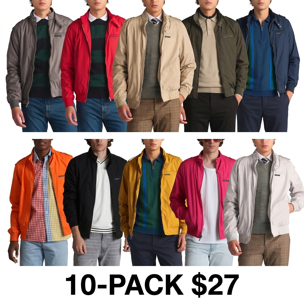 Men's Classic Iconic Racer Jacket – Timeless Year-Round Style