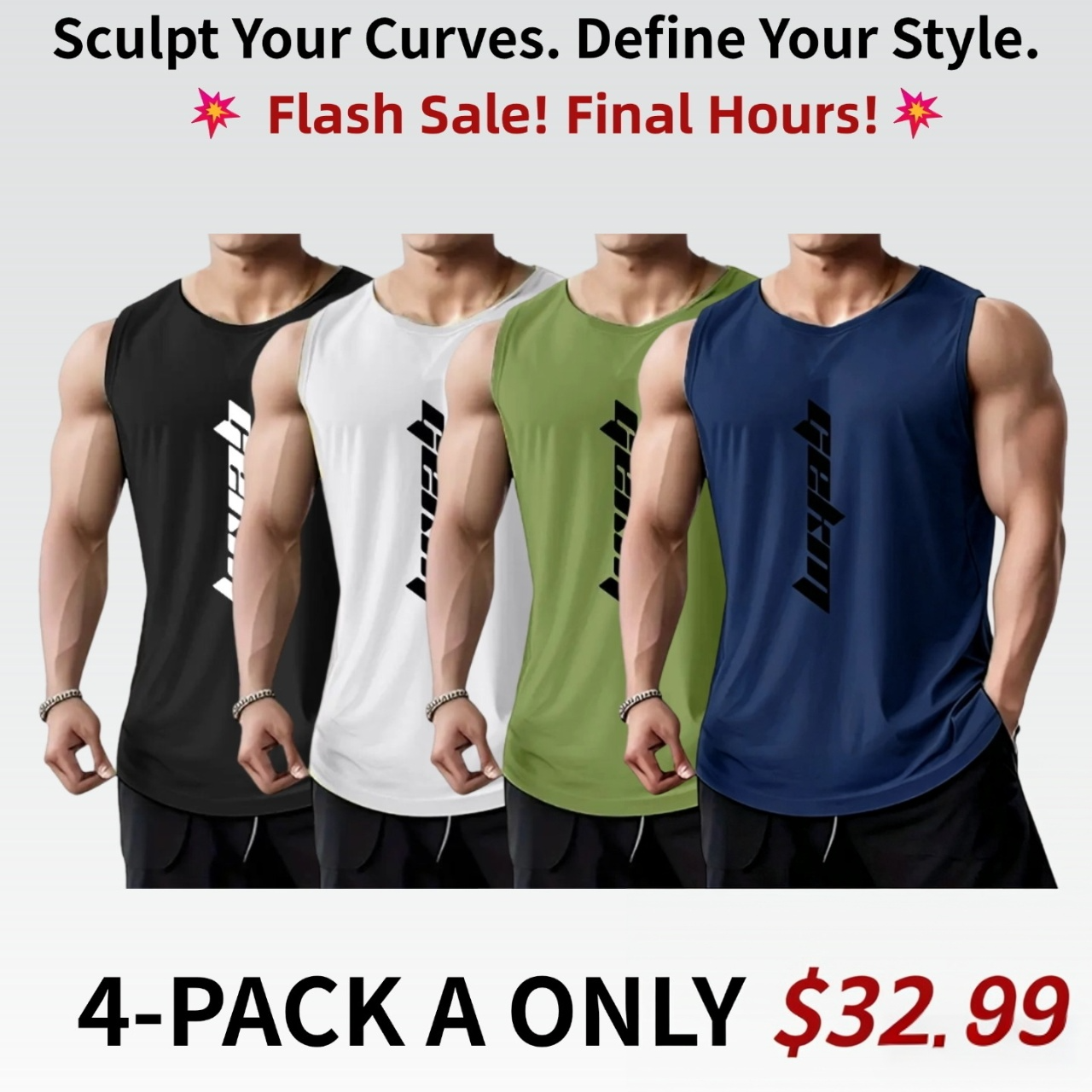 Men's Gym Athletic Casual Tank Tops