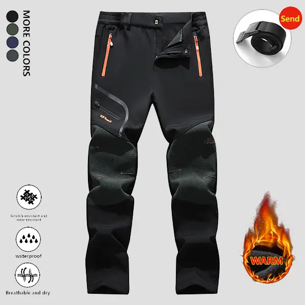FallFreshness Insulated Waterproof Fleece-Lined Hiking Pants