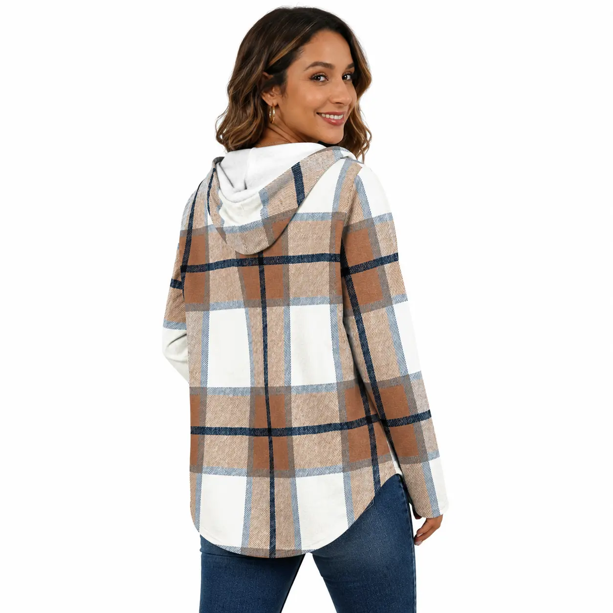 Women's Lightweight Oversized Pullover Hoodie, Long Sleeve Loose Fit Sweatshirt