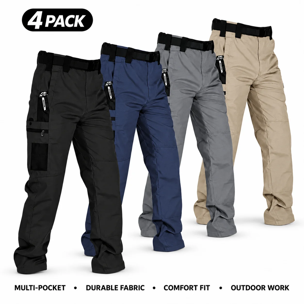 Men's Multi-Pocket Outdoor Work Pants