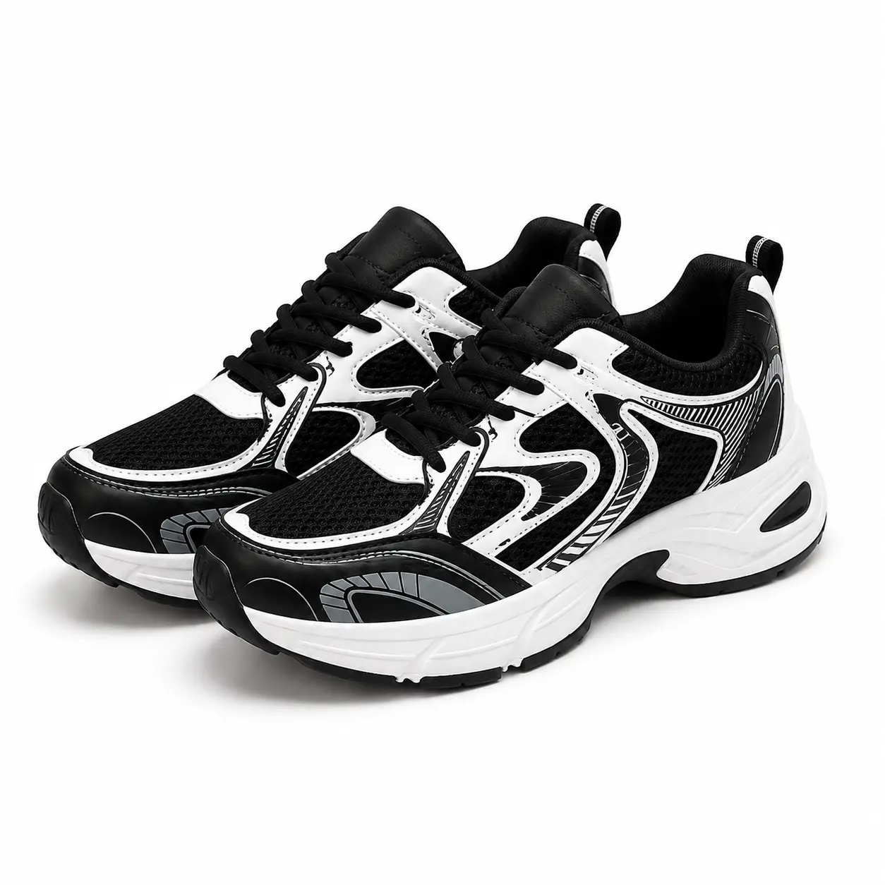 Women's Chunky Mesh Sneakers, Lightweight Running Shoes