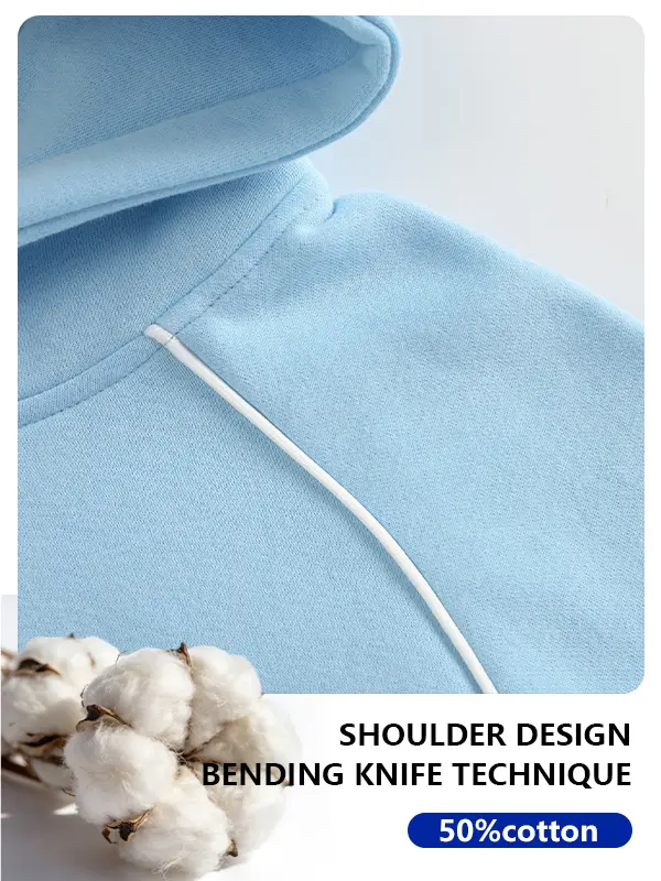 Men's Cotton-Blend Hooded Pullover Sweatshirt