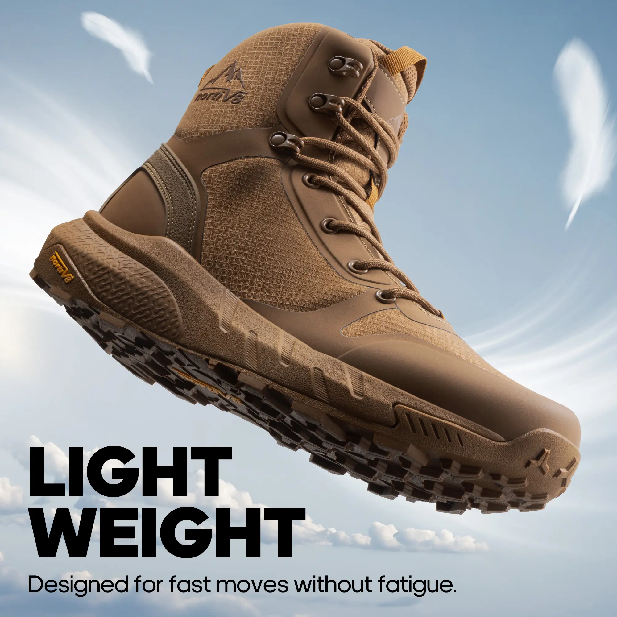 Men's Tactical Boots Lightweight Comfortable All-Day Work Boots