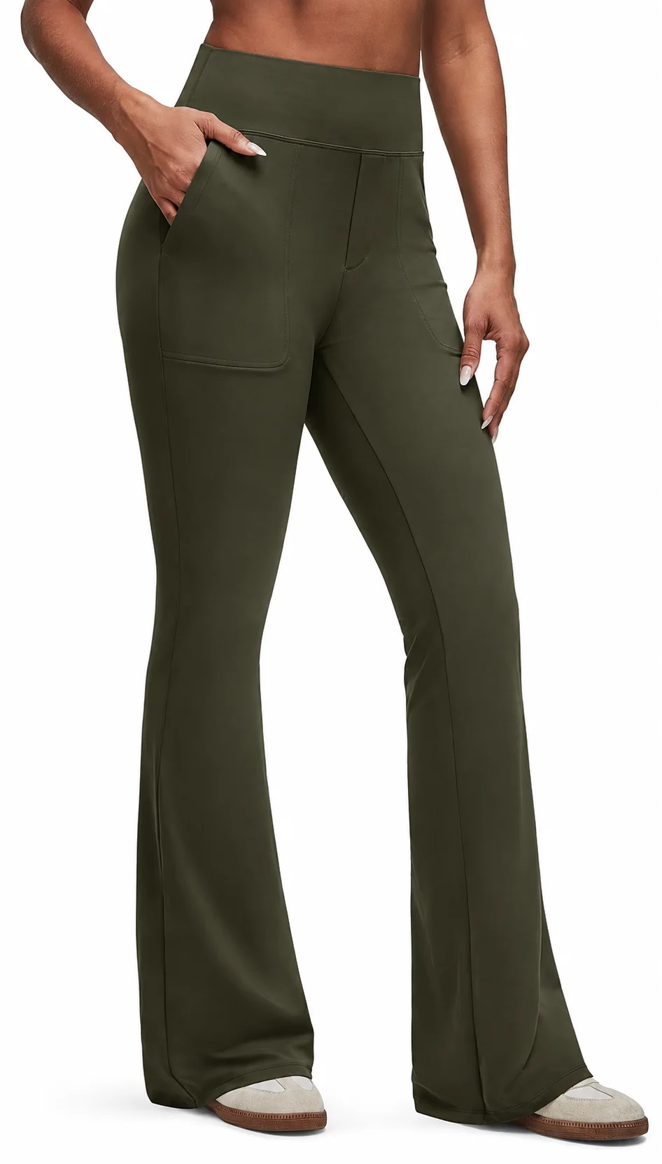 Women's High-Waisted Bootcut Flare Leggings