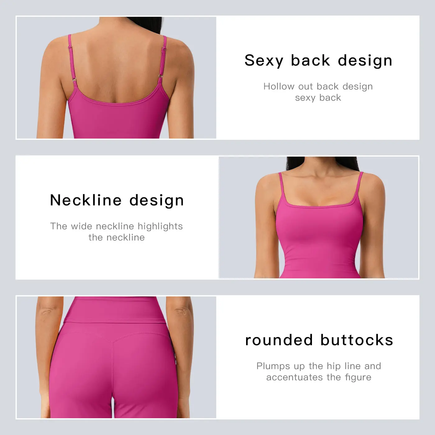 Women's Quick-Dry Yoga Tank Top & High Waist Pants Set