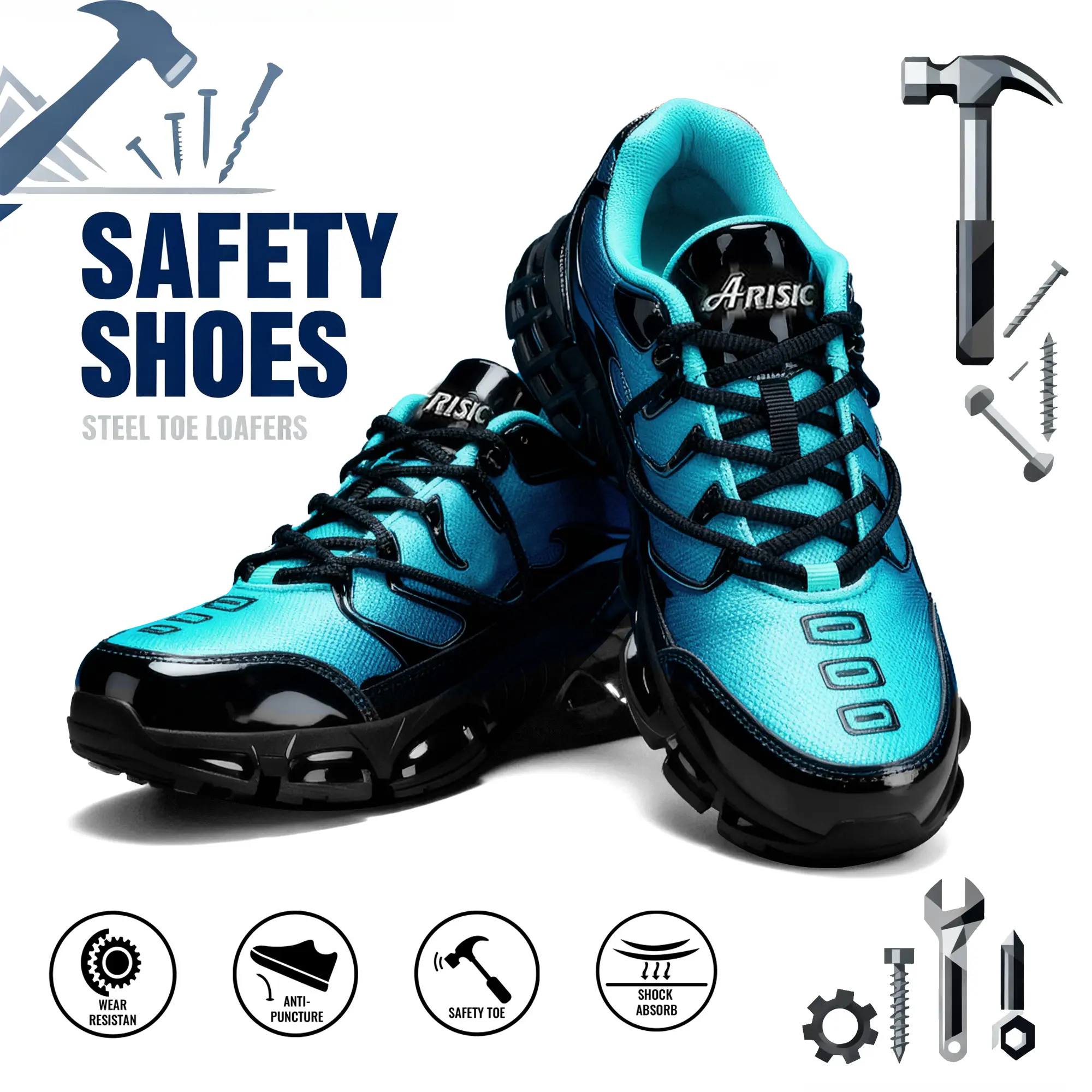 Steel Toe Safety Sneakers for Work
