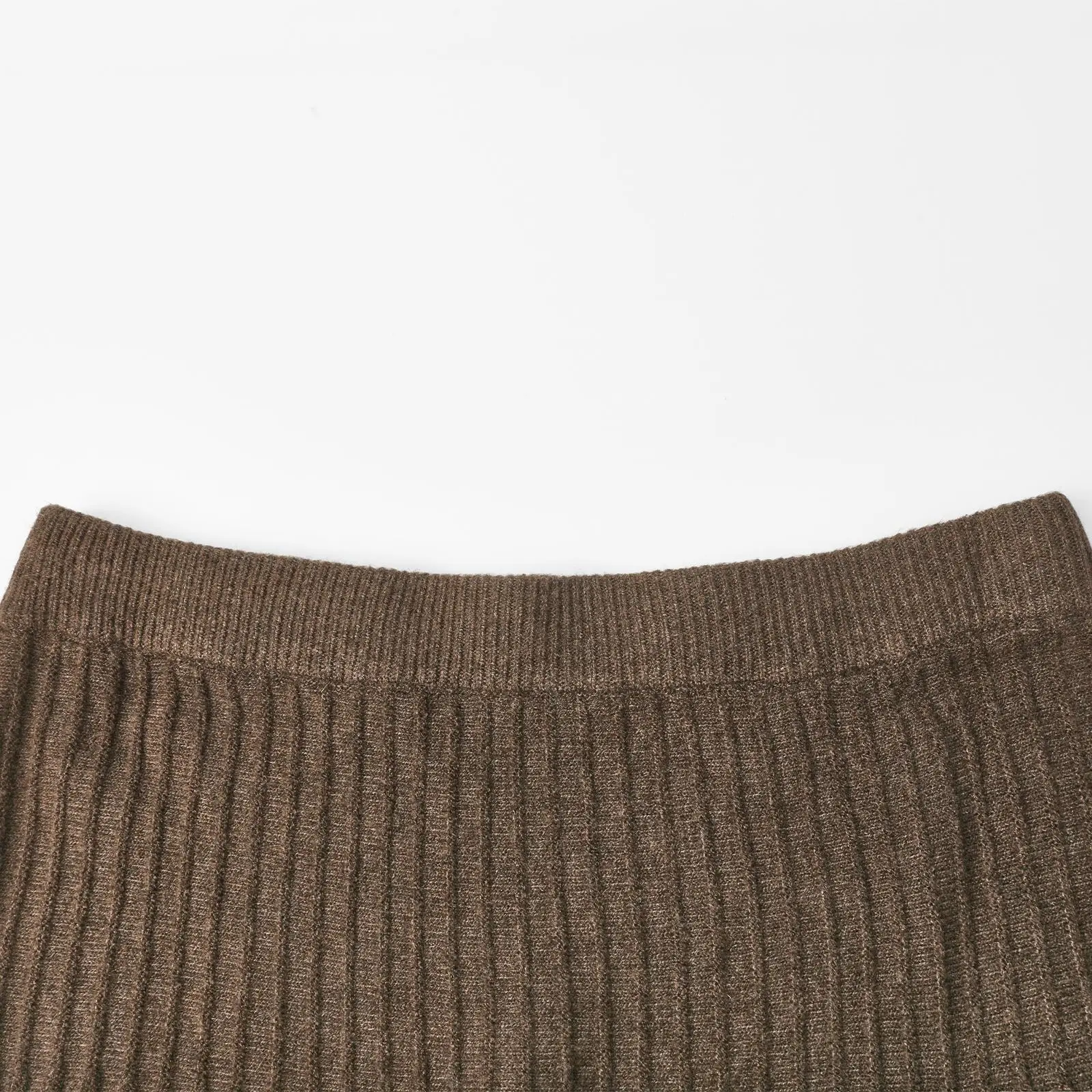 Women's Ribbed Knit Tie-Neck 3-Piece Sweater & Skirt Set