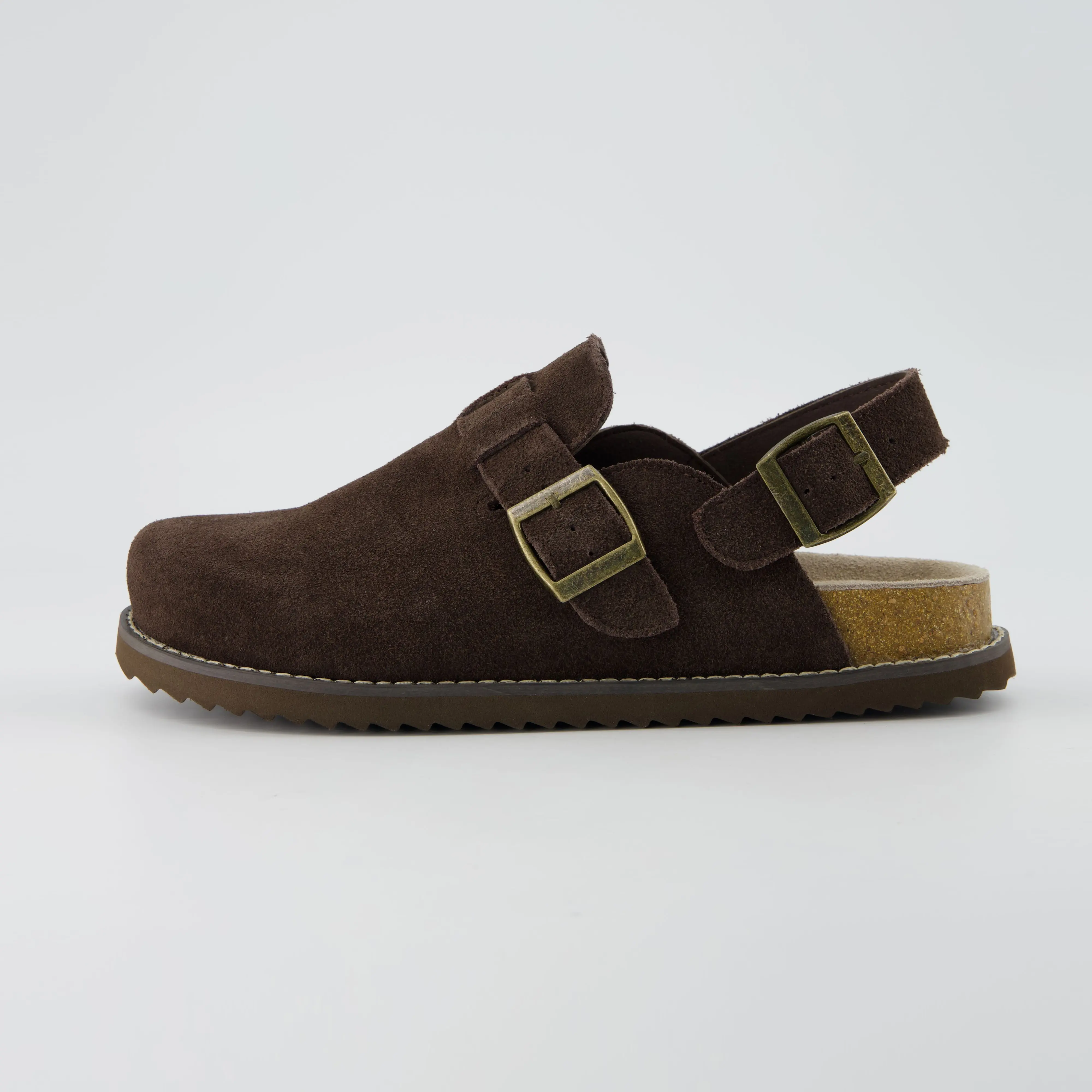 Cushionaire Brooklyn Suede Slingback Clogs Women