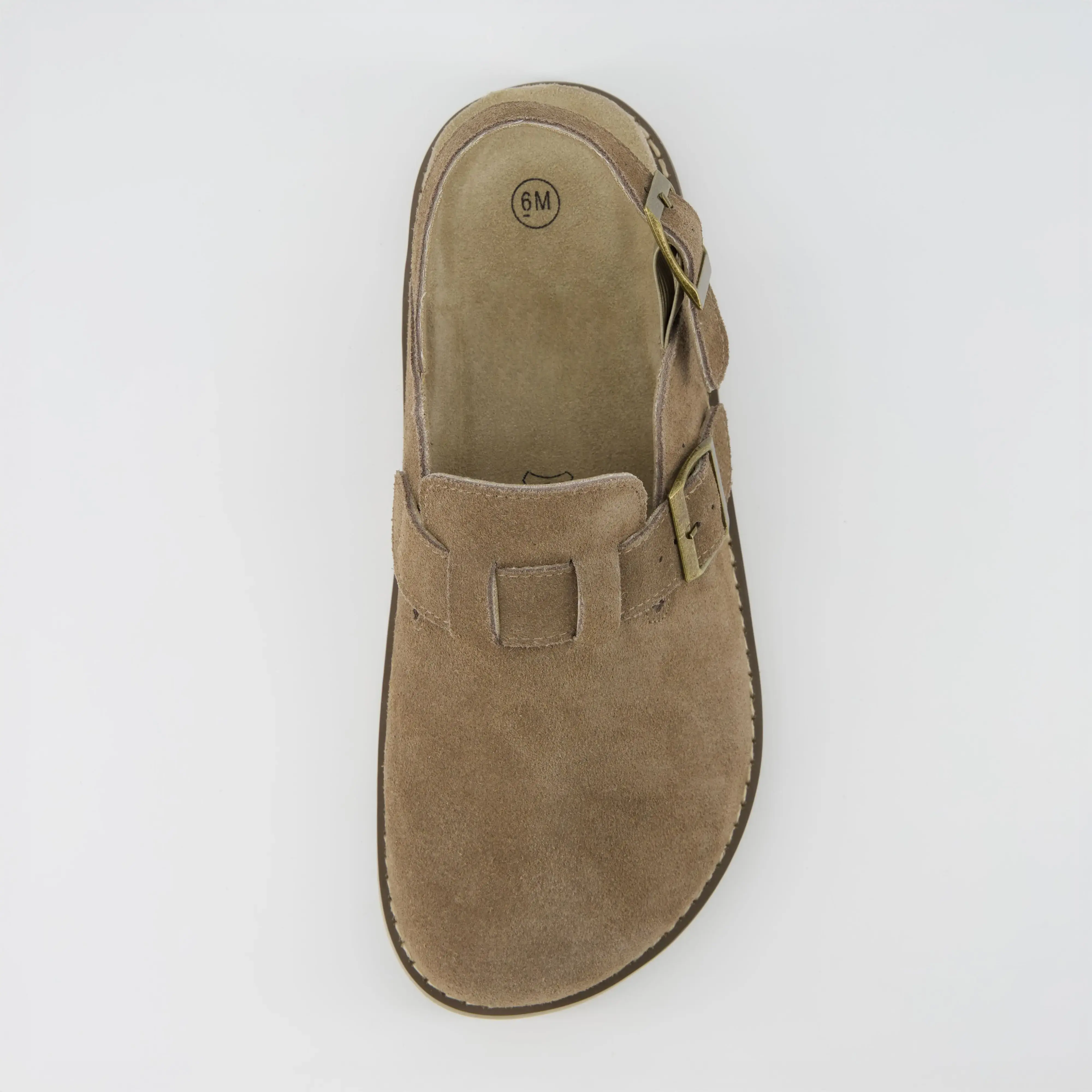 Women's Genuine Suede Slingback Clogs with Memory Foam
