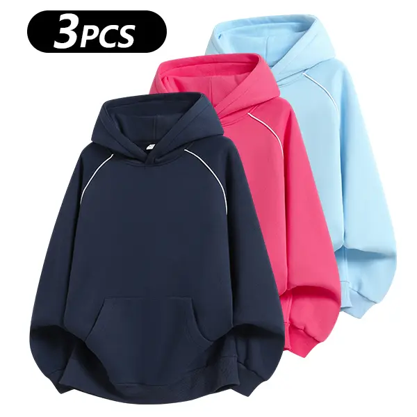 Men's Cotton-Blend Hooded Pullover Sweatshirt