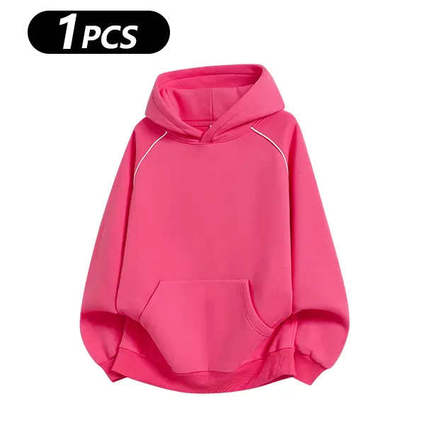 Men's Cotton-Blend Hooded Pullover Sweatshirt
