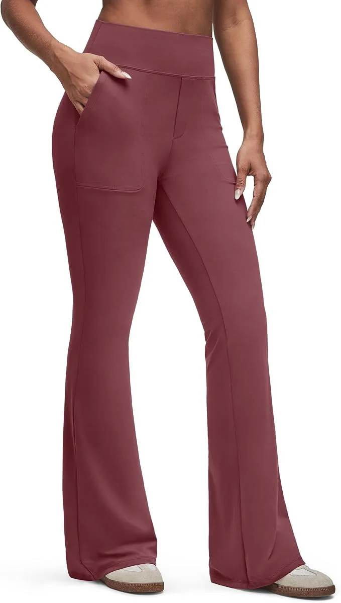 Women's High-Waisted Bootcut Flare Leggings
