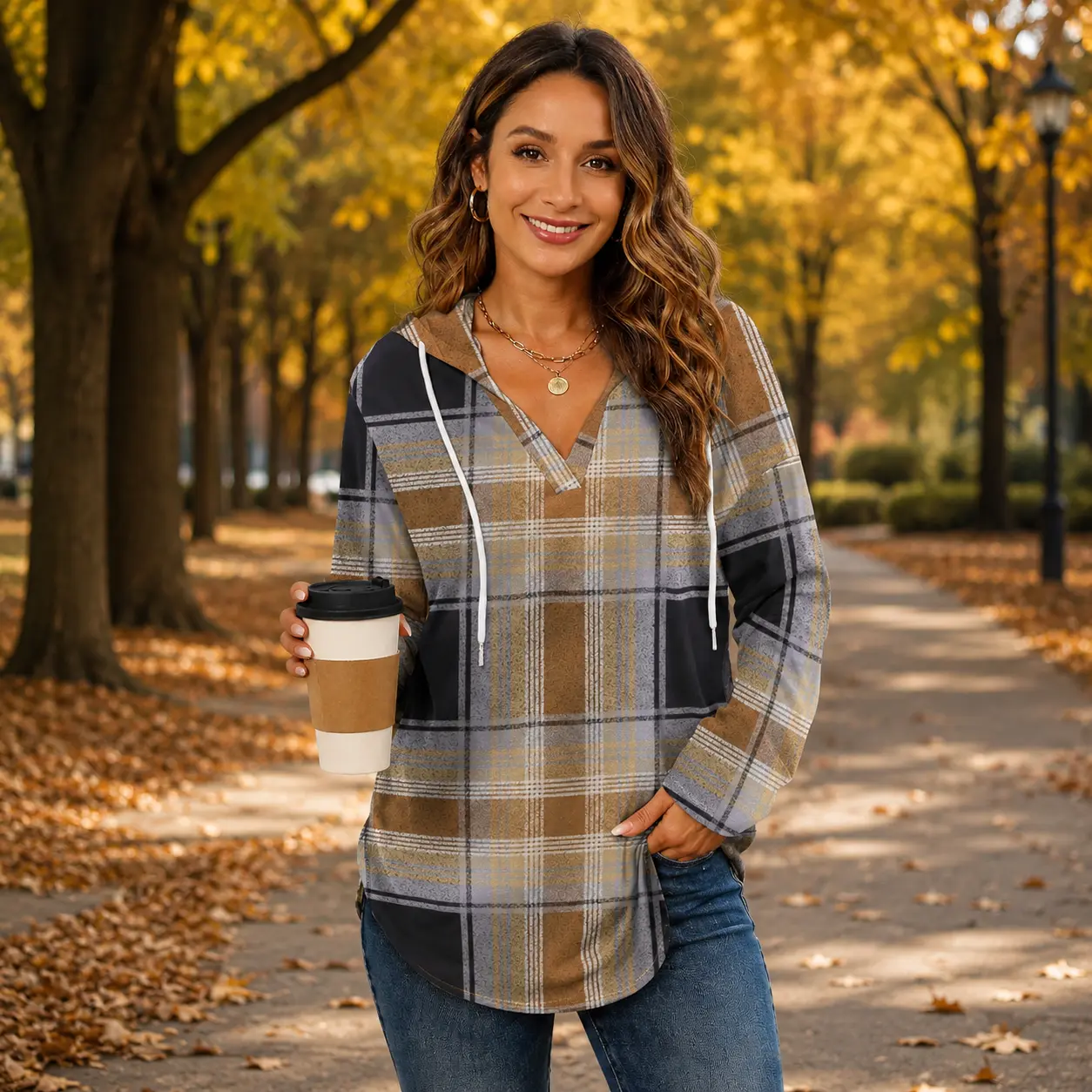 Women's Lightweight Oversized Pullover Hoodie, Long Sleeve Loose Fit Sweatshirt
