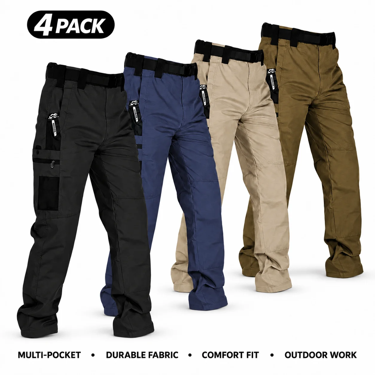 Men's Multi-Pocket Outdoor Work Pants