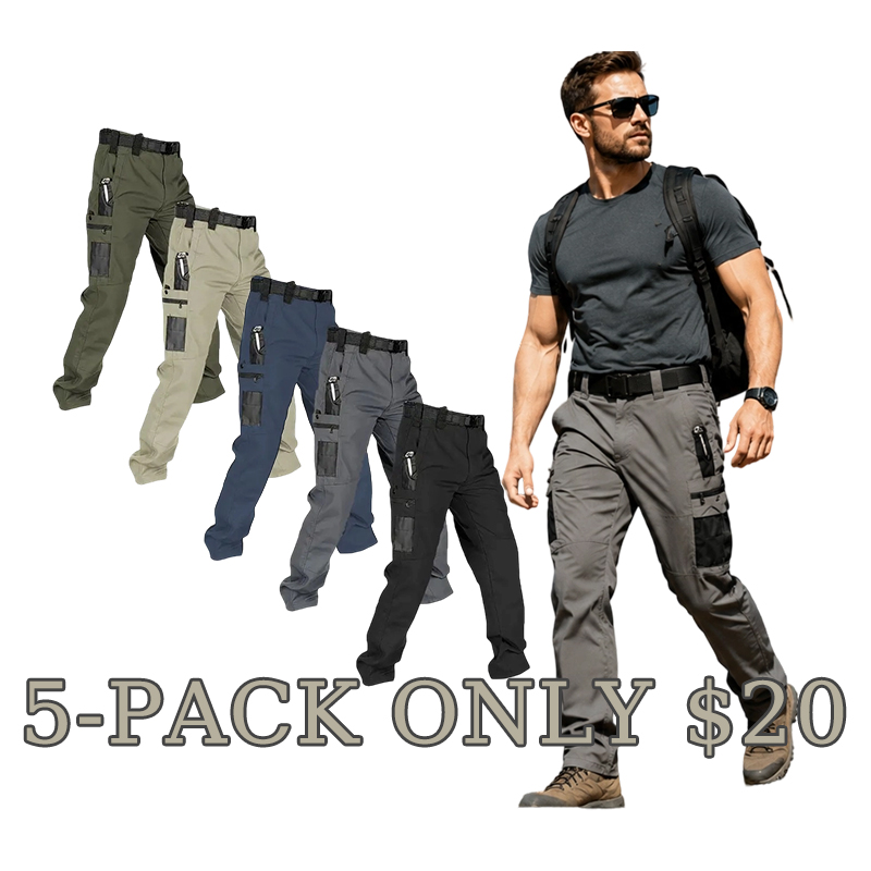 Men's Waterproof Tactical Pants – Multi-Pocket Utility Fit