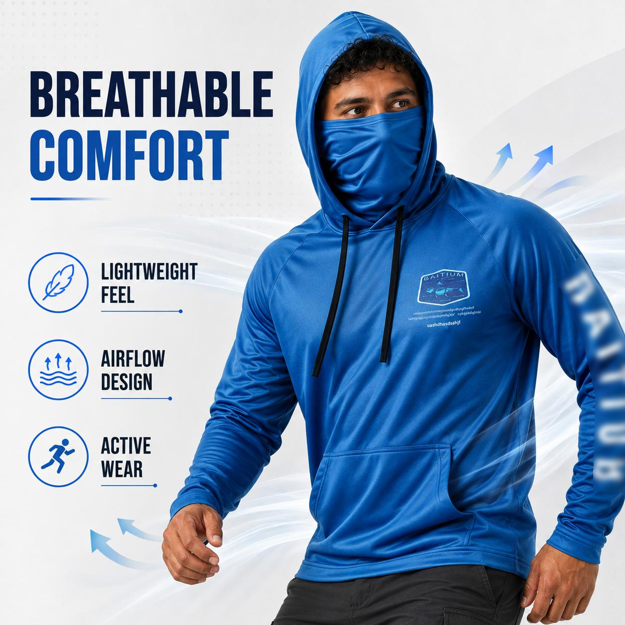 Men's All-in-One Hooded Outdoor Performance Shirt