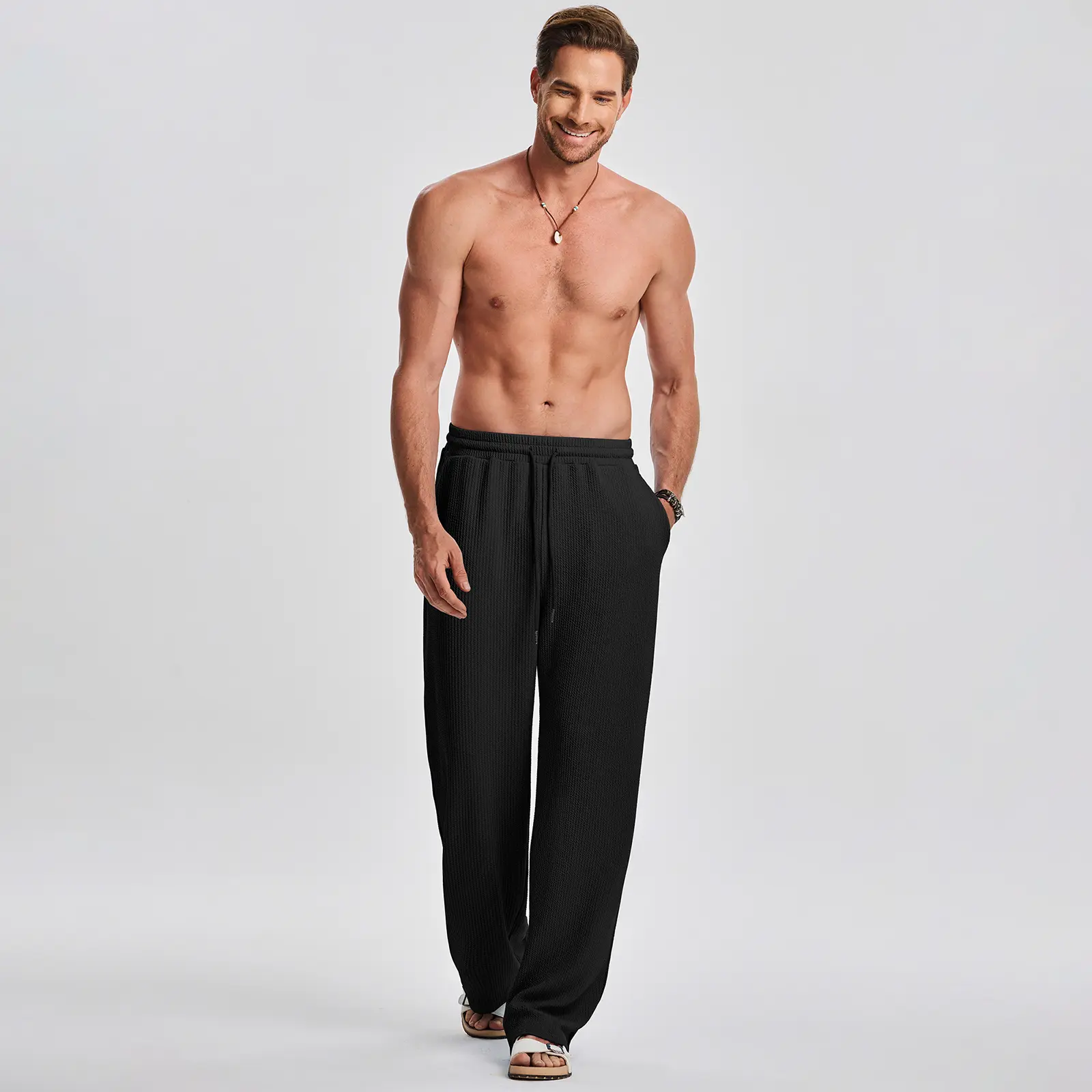 Men's Rib-Knit Sleeveless 2-Piece Lounge Set