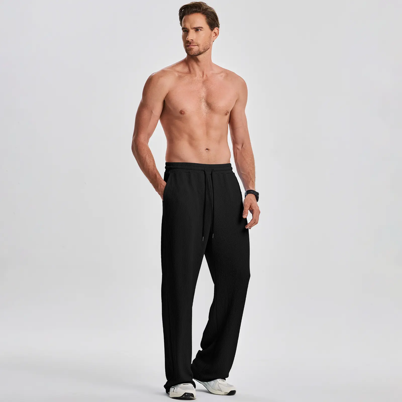 Men's Rib-Knit Sleeveless 2-Piece Lounge Set