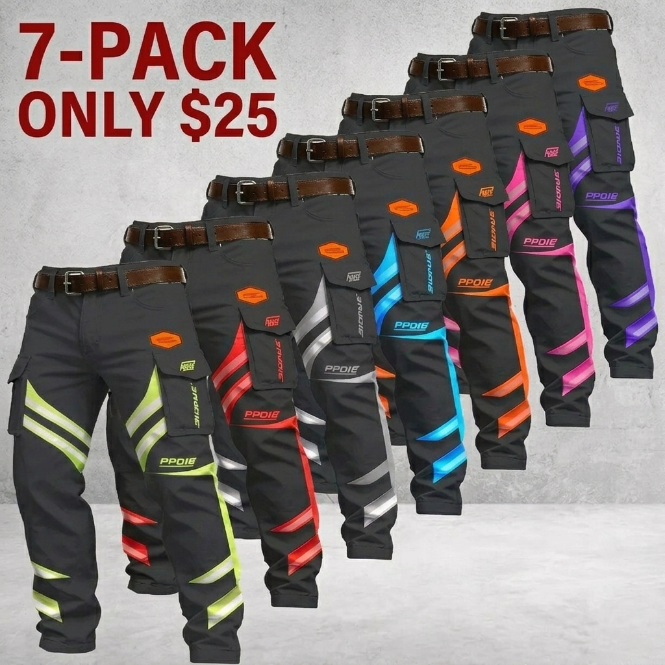Men's Casual Ankle-Length Work Pants