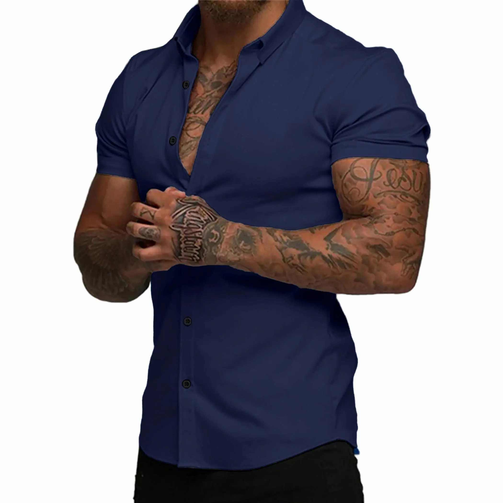 👔 Men's Slim Fit Short Sleeve Dress Shirt