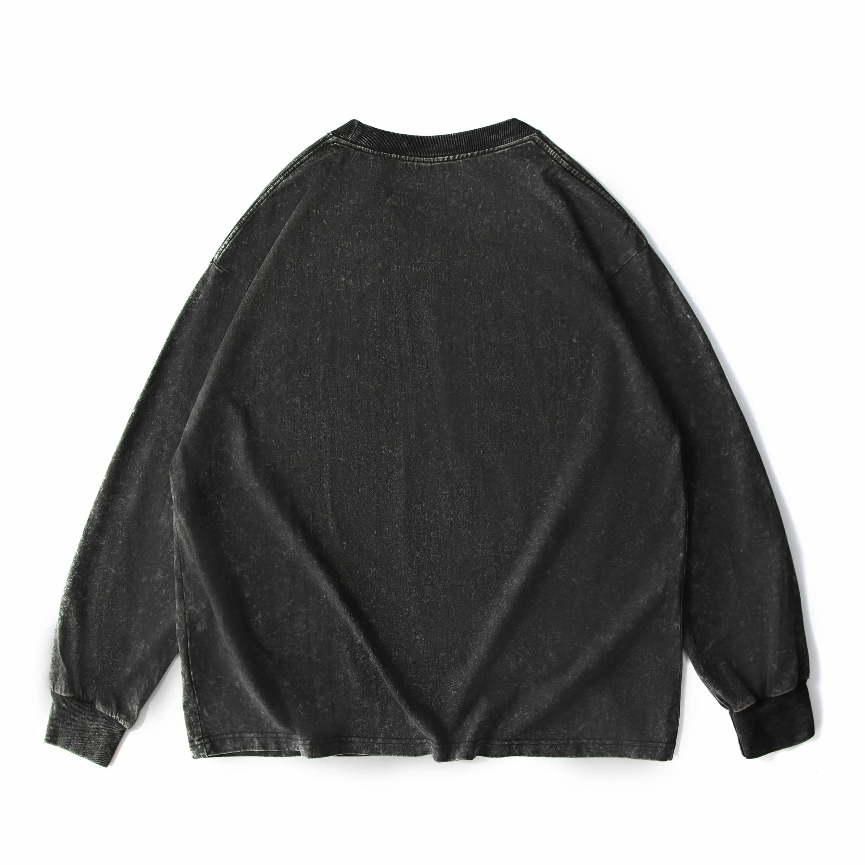 Men's 4-Pack Acid-Wash Distressed Crewneck Sweatshirts